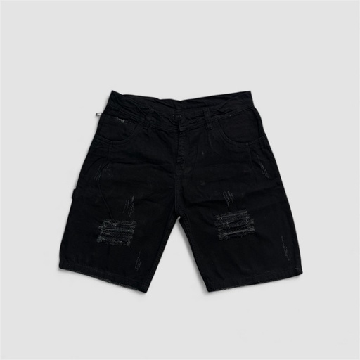 Affaire Distressed Denim Shorts Decshe